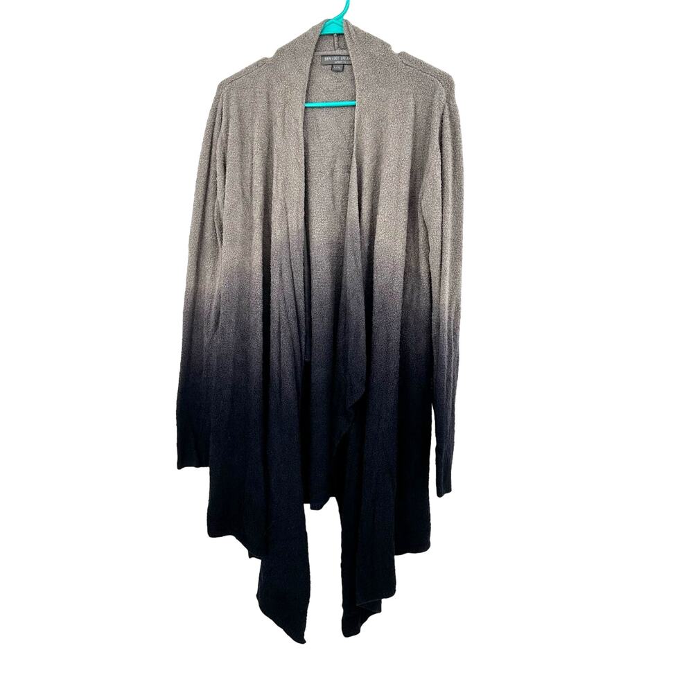 Barefoot Dreams Size Large XL Sweater Open Front Gradient Bamboo Chic Lite